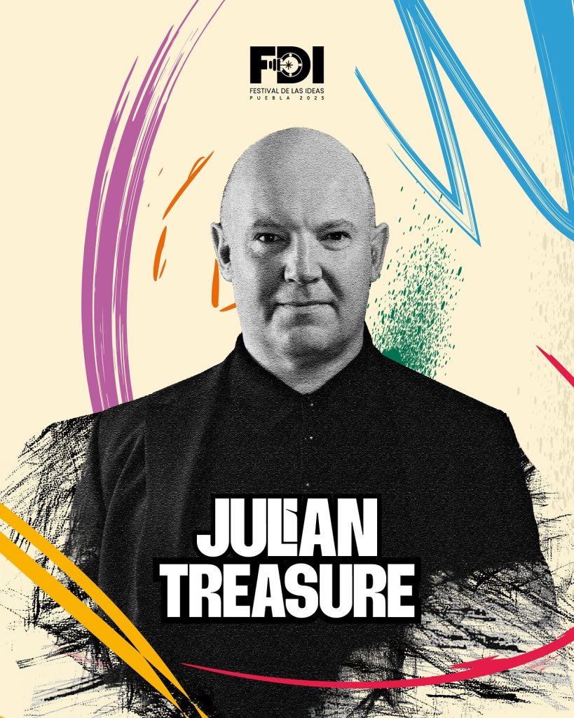 Fundador de The Sound Agency, Julian Treasure es un experto en comunicación y en el impacto del sonido en nuestra percepción y emociones.
